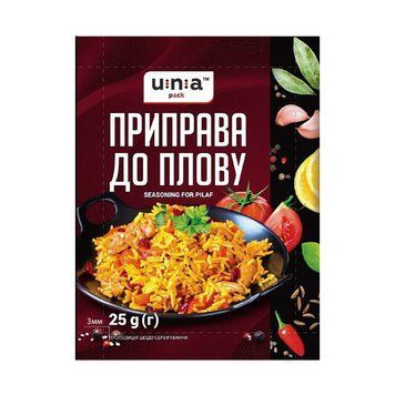 Приправа ЮНА до плову 25г* 10шт.(70шт.\ящ.) 000001186 фото