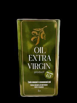 Олія оливкова купажована Oil Extra Virgin ж/б 5л 3 шт\уп 000007789 фото