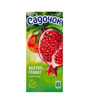 Сік Садочок 0,95л яблуко - гранат *12шт 000006411 фото