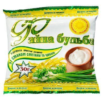 Картопля Файна бульба сметана 30г*5шт (50 ящ) 000001365 фото