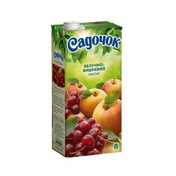 Сік Садочок 0,95л яблуко-вишня *12шт 000006410 фото