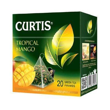Чай CURTIS зел Тропік Манго 90г * 12шт 000001632 фото