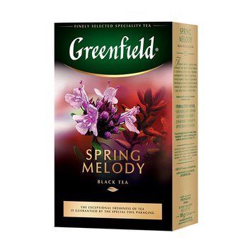 Чай Greenfild Спрінг мелоді чорн100г *14шт (06296) 000000852 фото