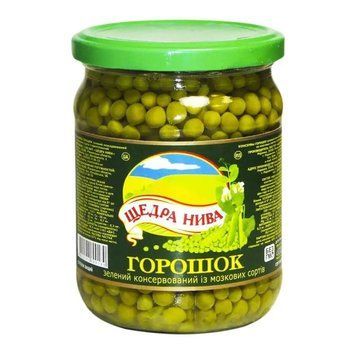 Горошок Щедра Нива скло 460г *12шт 000000294 фото
