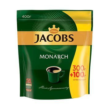 Кава Якобс Монарх Класична (М*ЯГКА)400г *10шт 000000715 фото