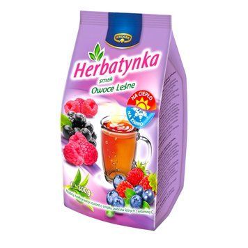Чай Herbatynka Kruger в гранулах Лісові ягоди 300гр*6шт 000005650 фото