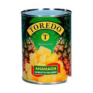 Ананас кусками Торедо 565мл *24шт 000004143 фото
