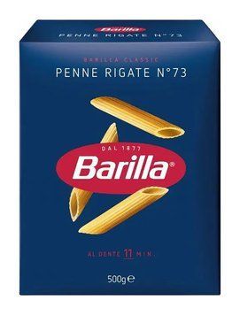 Макарон Barilla 73 Penne Rigate 0.5 кг* 12шт. перо 000007796 фото