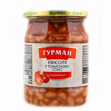 Квасоля Гурман у т/с СКЛО 450г *12шт 000006463 фото