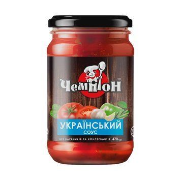 Соус Чемпіон Український с/б 470г*12шт 000004748 фото