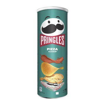 Чіпси Pringles Pizza 165г*19шт ( піца) 000007353 фото
