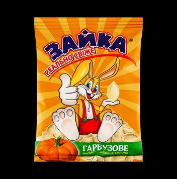 Насіння гарбузове Зайка солене смажене 60г * 10шт 000007694 фото