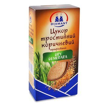 Цукор тростиновий Діамант 500г * 20шт 000002021 фото